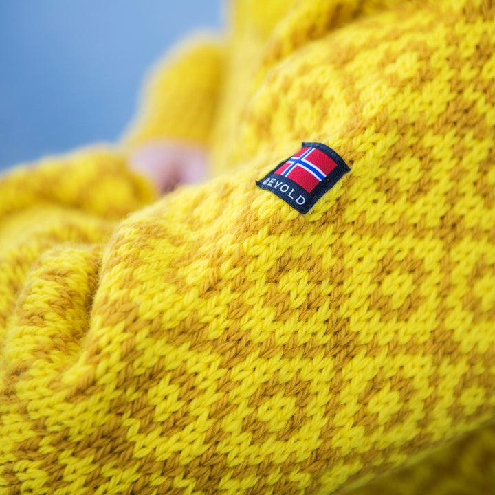 Svalbard Wool High Neck Sweater Cyber / Arrowwood - Devold New Zealand