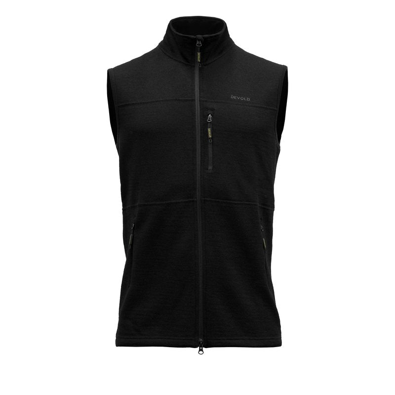 THERMO WOOL VEST MAN ‘CAVIAR’ - Devold New Zealand