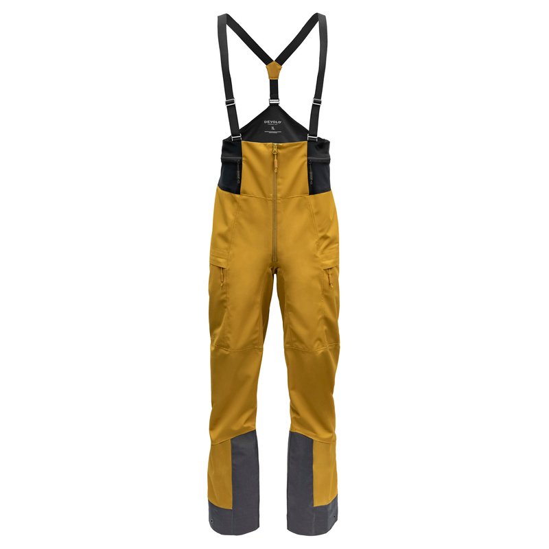 TROLLKYRKJA WOOLSHELL BIB MAN - Devold New Zealand