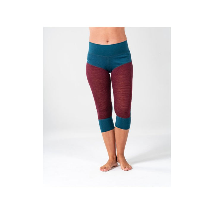 TUVEGGA MERINO 3/4 LONGS WOMAN FLAME - Devold New Zealand