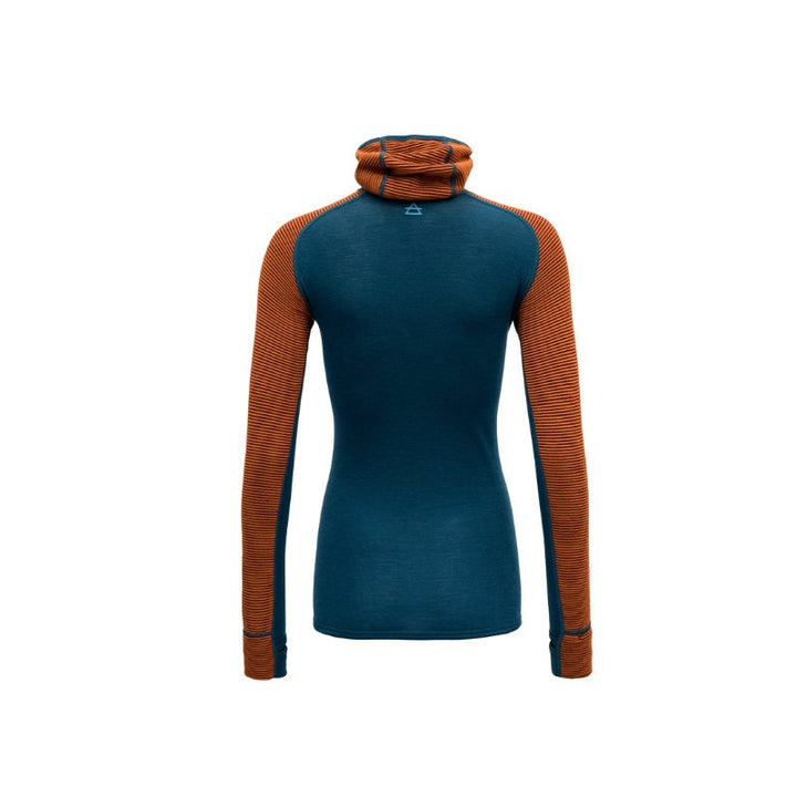 TUVEGGA MERINO HOODIE WMN, 'FLAME' - Devold New Zealand