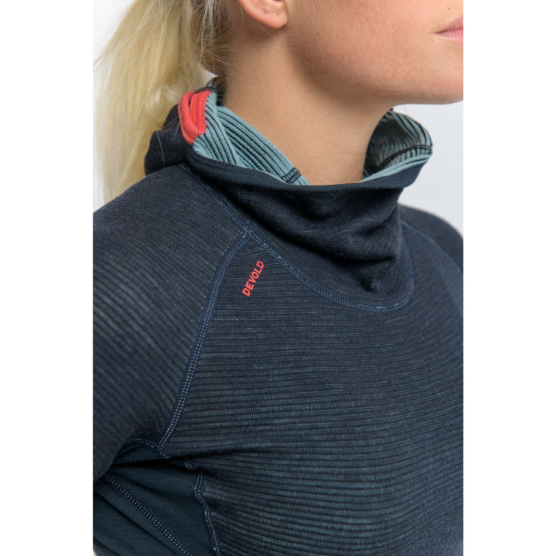 TUVEGGA SPORT AIR WOMAN HOODIE CAMEO - Devold New Zealand