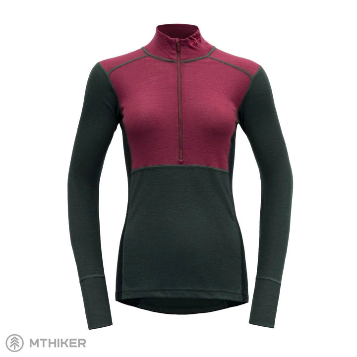 Women's Lauparen Merino 190 Zip Neck - Devold New Zealand