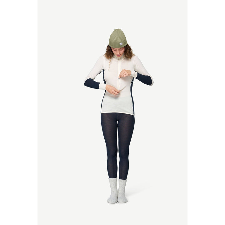 Women's Wool Mesh Merino Zip Neck - Devold New Zealand
