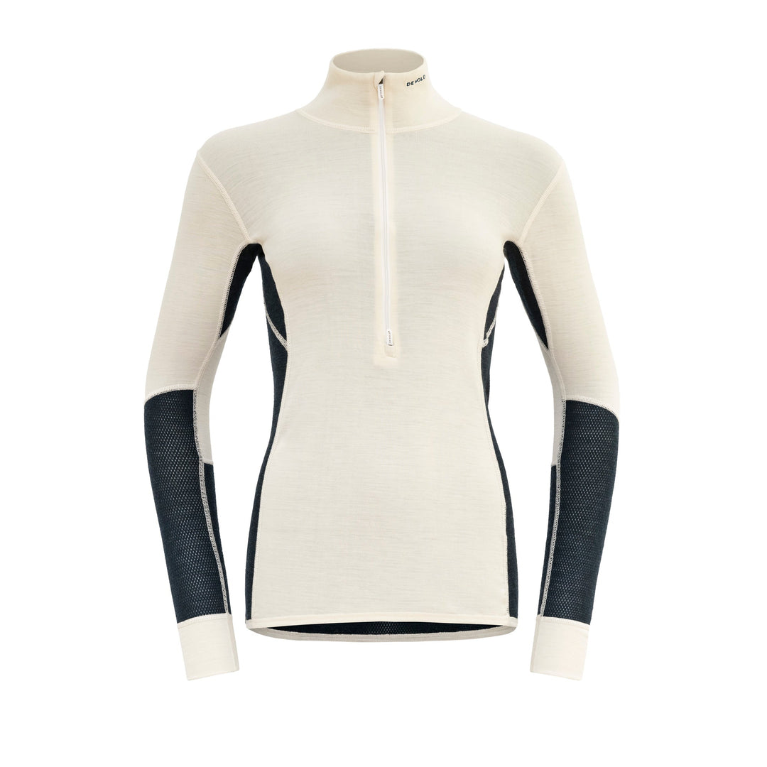 Women's Wool Mesh Merino Zip Neck - Devold New Zealand