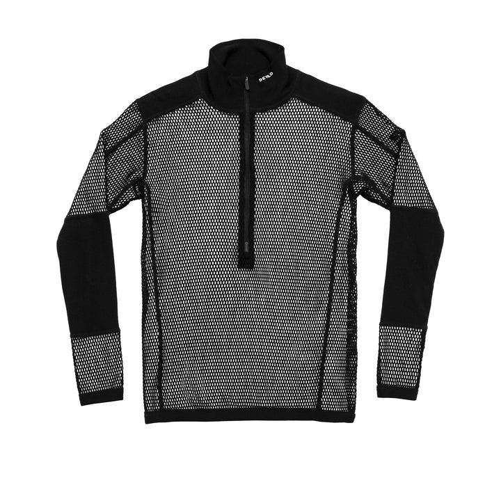 Women's Wool Mesh Pro Merino Zip Neck - Devold New Zealand