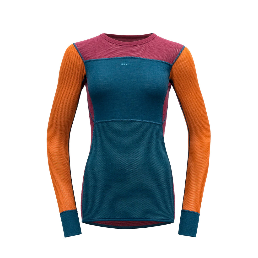 WOOL MESH 190 SHIRT WOMAN BEETROOT - Devold New Zealand
