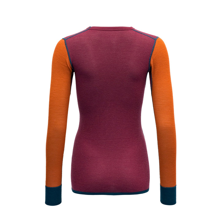 WOOL MESH 190 SHIRT WOMAN BEETROOT - Devold New Zealand