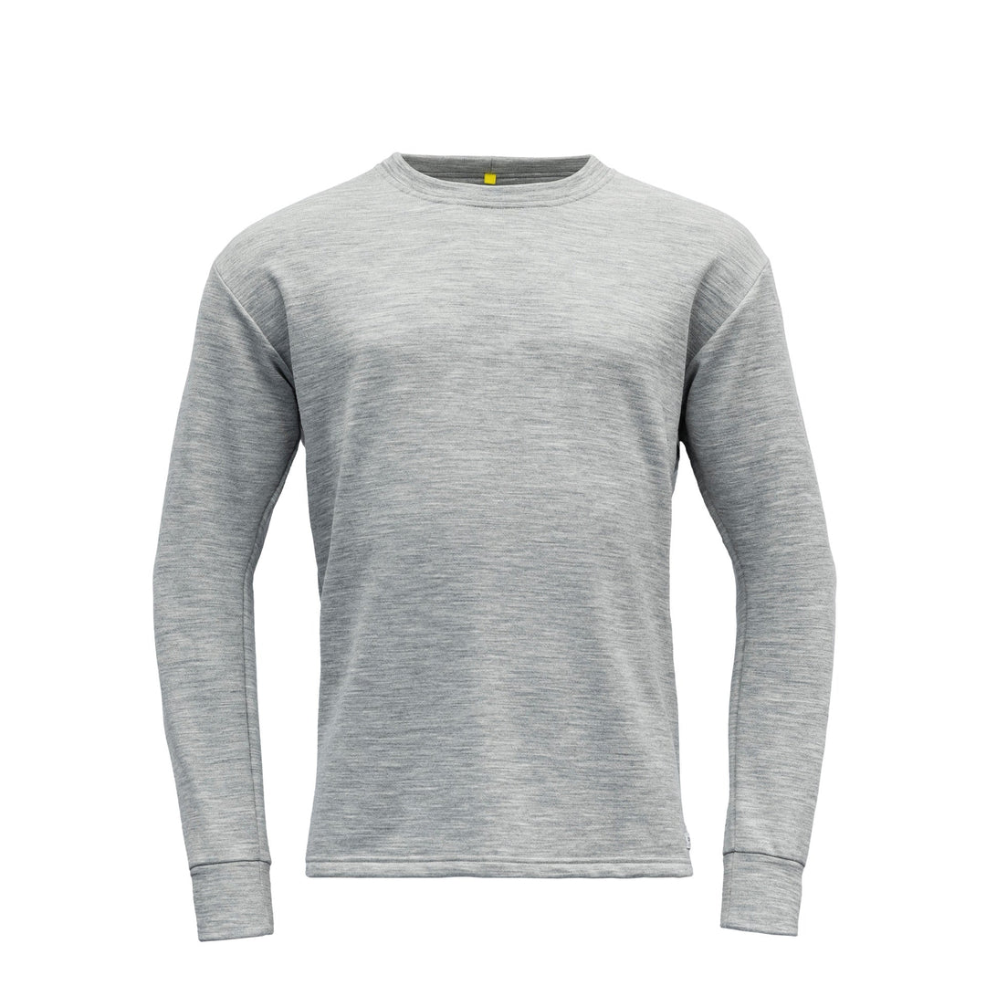 NIBBA MAN SWEATER GREY MELANGE - Devold New Zealand